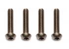 Associated Ti Screws 3 X 14mm Bhcs (4) Titanium ** CLEARANCE **