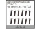 Absima Hex Screw Set 4*28 (12) ** CLEARANCE **