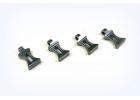 Absima Aluminium Body Clip Pulls - Gun Metal - Set of 4 ** CLEARANCE **