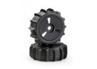 Absima Sand Paddle Tyres on Black 1:8 Buggy Wheels (2) ** CLEARANCE **