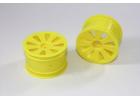 Team C Rear Rims yellow (2) 4WD Buggy ** CLEARANCE **