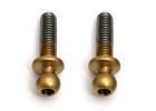 Associated Ti Nitride Ball Studs M3 X 10 Short (2) ** CLEARANCE **