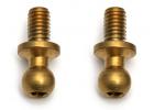 Associated Ti Nitride Ball Studs M3 X 5 Long (2) ** CLEARANCE **