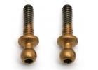 Associated Ti Nitride Ball Studs 4-40 X .40 Long (2) ** CLEARANCE **