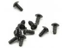 Axial M3x6mm Tapping Hex Socket Button Head - Black (10pcs) ** CLEARANCE **