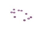 2mm Countersunk Washer Purple (10) ** CLEARANCE **