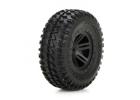 Front Tyre Premount Black Wheel (2): 1:10 AMP DB ** CLEARANCE **