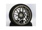 Fastrax 1/10 Street/Tread Tyre Star Spoke Gun Metal Wheel ** CLEARANCE **