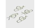 Self Locking Body Clip - Large Size - Pack Of 4 - Silver ** CLEARANCE **
