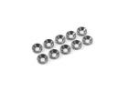 GF-0405-043 - Washer M4 Gun Metal for countersunk screws - Aluminium (10pcs) ** CLEARANCE **