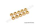 GF-0405-050 - Washer M5 Gold for countersunk screws - Aluminium (10pcs) ** CLEARANCE **