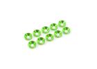 GF-0405-051 - Washer M5 Green for countersunk screws - Aluminium (10pcs) ** CLEARANCE **