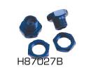 Hyper 7 Blue Wheel Hub Set (Hbm6-A/B Large Axle Only) ** CLEARANCE **