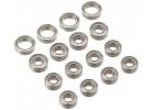 Tamiya TT-02 Ball Bearing Set: 10x5mm (8) + 11x5mm (4) + 12x8mm(4)