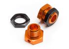 5mm Hex Wheel Adapters Trophy Buggy (Orange/Black) (Replaces 101045) ** CLEARANCE **