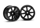 HPI Work Emotion Xc8 Wheel 26mm Black (3mm Offset) ** CLEARANCE **