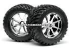 Goliath Tyre 7inch On Blast Whl Chrome With 17mm Hex ** CLEARANCE **