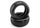 HB FULLSLOT TIRE (2pcs/Red/4wd Front/ 1/10 Buggy) ** CLEARANCE **