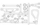 Upper Arm Mount Set (Racer 2) . ** CLEARANCE **