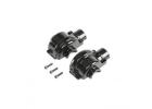 Aluminum Diff Case - Black: LST/2 - 3XL-E ** CLEARANCE **