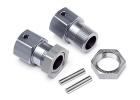 Wheel Hexes, Pins & Nuts Pr (Blackout MT) ** CLEARANCE **