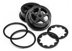 Maverick Blackout XB Front Wheels - 1 Pair ** CLEARANCE **
