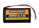 Overlander 2600mAh 2S 7.4v Li-Ion Transmitter Battery - Fits Spektrum DX9 ** CLEARANCE **