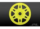 ProLine Split Six 1/8th Buggy / Short Course Wheel - Yellow - Pack Of 4 ** CLEARANCE **