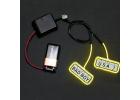 RC Neon Light Up Licence Plate Kit - Yellow ** CLEARANCE **