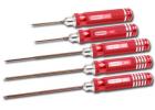 EDS Hex Driver Tool Set - .035, .050 X 60mm, .063, .078, .093 X 120mm - 5 Pcs ** CLEARANCE **