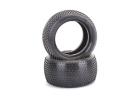 Schumacher Mini Pin 1 Rear Buggy Tyres - Silver - 1 Pair ** CLEARANCE **