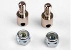 Traxxas Rod guides (2)/ 3mm nylon locknuts (2) ** CLEARANCE **