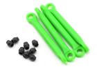 Traxxas Push rod (molded composite) (green) (4)/ hollow balls (8) ** CLEARANCE **
