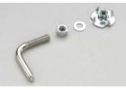 GF-0161-002 - Tow hook - 2.40x25mm - Galvanized Steel (2pcs) ** CLEARANCE **
