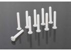 GF-0311-005 - Countersunk screw - M4X10 - Nylon (5pcs) ** CLEARANCE **