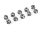 GF-0400-043 - Nylstop nut M4 Gun Metal - Aluminium (10pcs) ** CLEARANCE **