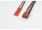 GF-1300-110 - 2mm Shielded Gold Connector to Deans Female Conversion Lead ** CLEARANCE **