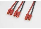 GF-1320-115 - 3.5mm Shielded Gold Connector Serial Y Lead - Silicone 14AWG Cable ** CLEARANCE **