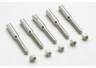 GF-2103-010 - Aluminium Threaded Coupler M2.5 for carbon Tube OD6mm (5pcs) ** CLEARANCE **