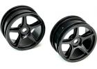 26mm 5 Spoke Wheel Black X 2 ** CLEARANCE **